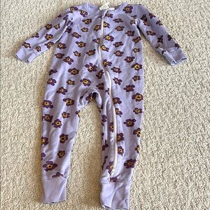 Floral Purple Kids Parade Organics One Piece
